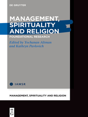 cover image of Management, Spirituality and Religion